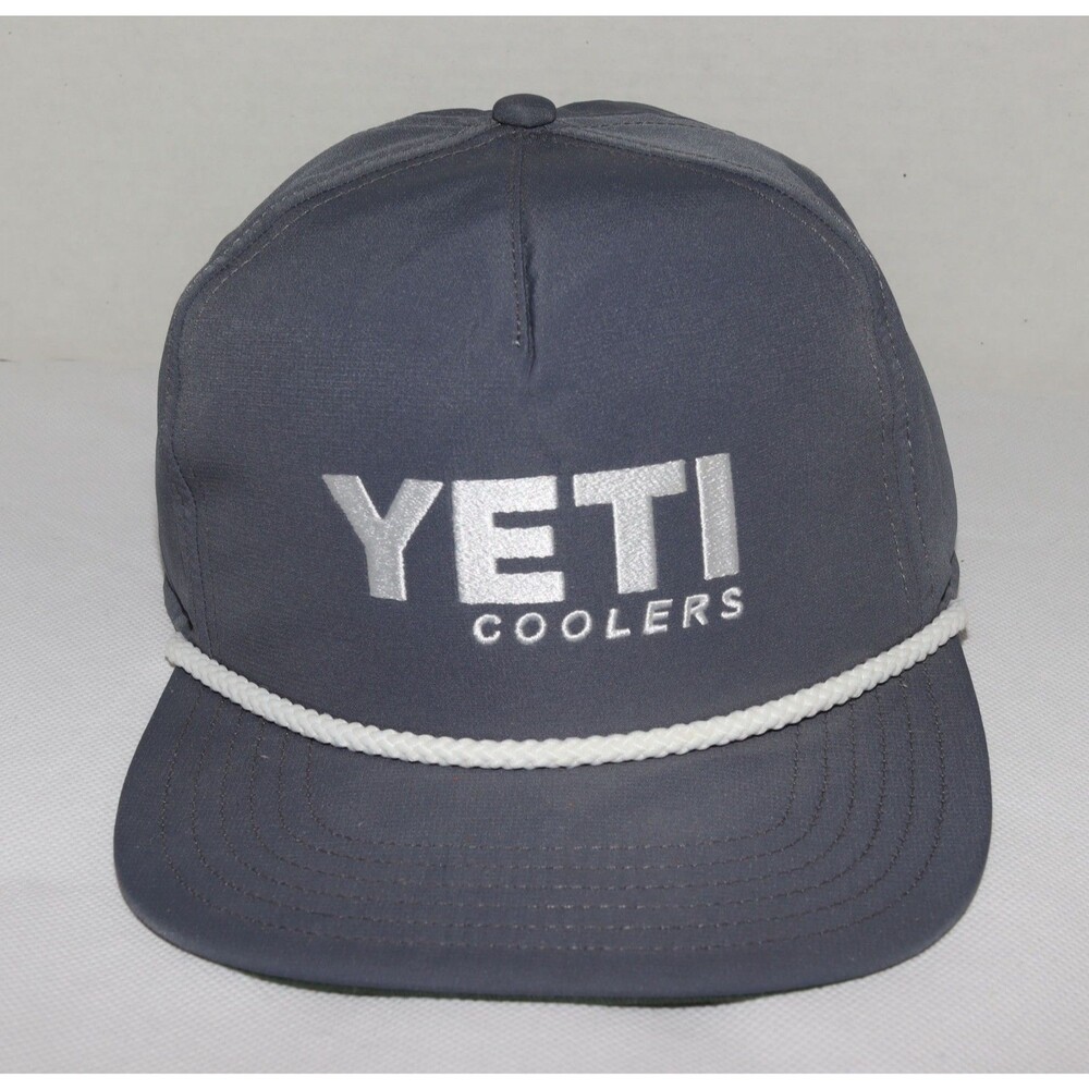 Yeti Unisex Adult Adjustable 6-Panel Snapback Rope‎ Hat CL8 Slate One Size